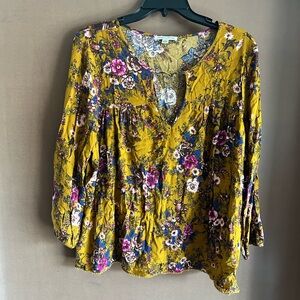 American Eagle Floral Blouse
